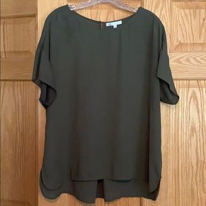 Olive green blouse